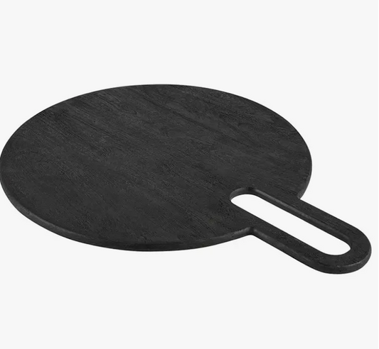 Ebony Wood Board, Round