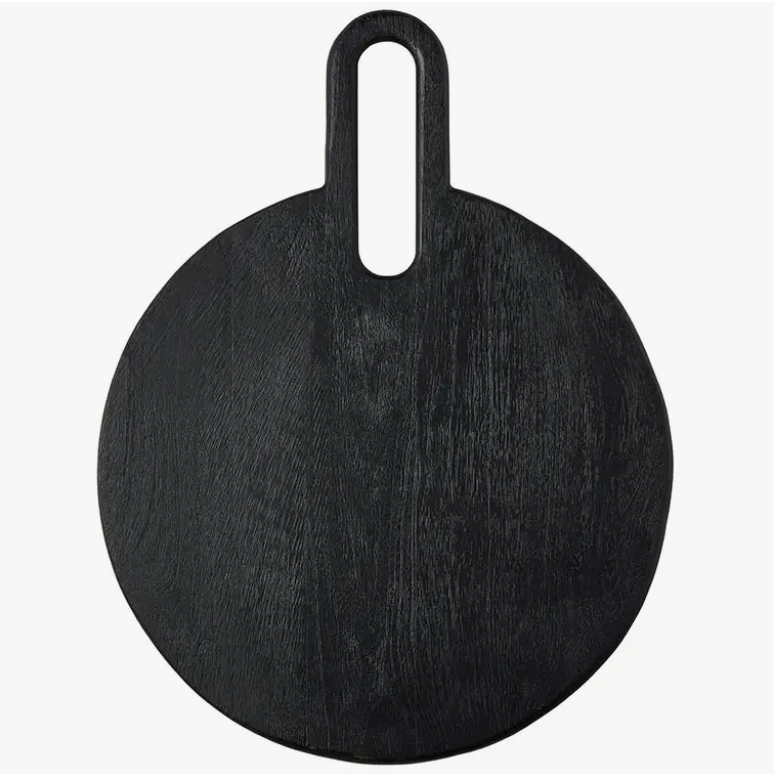 Ebony Wood Board, Round